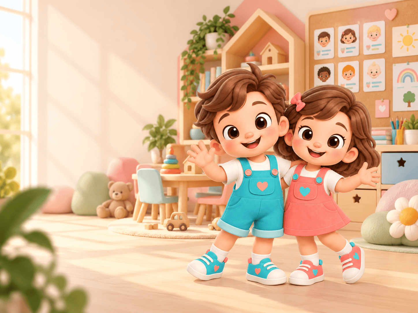 Cali et Bulle dans une maison d’assistantes maternelles Calibulle